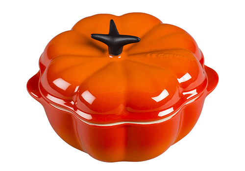 Le Creuset minipan pompoen 350 ml aardewerk vulcanique